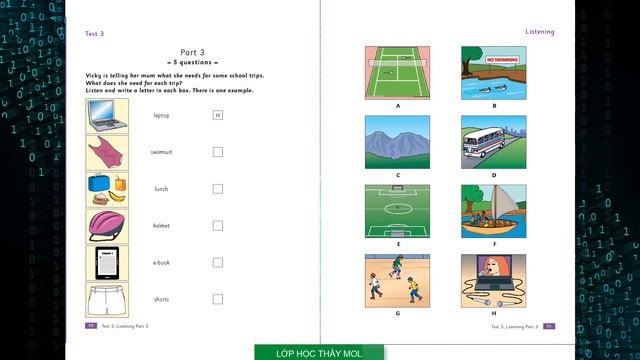 Movers 5 Practice Tests 3 PLUS Second Edition - Listening Test 3 (ĐÁP ÁN trong phần mô tả) смотреть онлайн