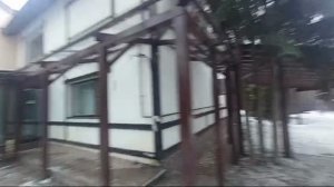 Односкатный навес из монолитного поликарбоната 16.10.2025