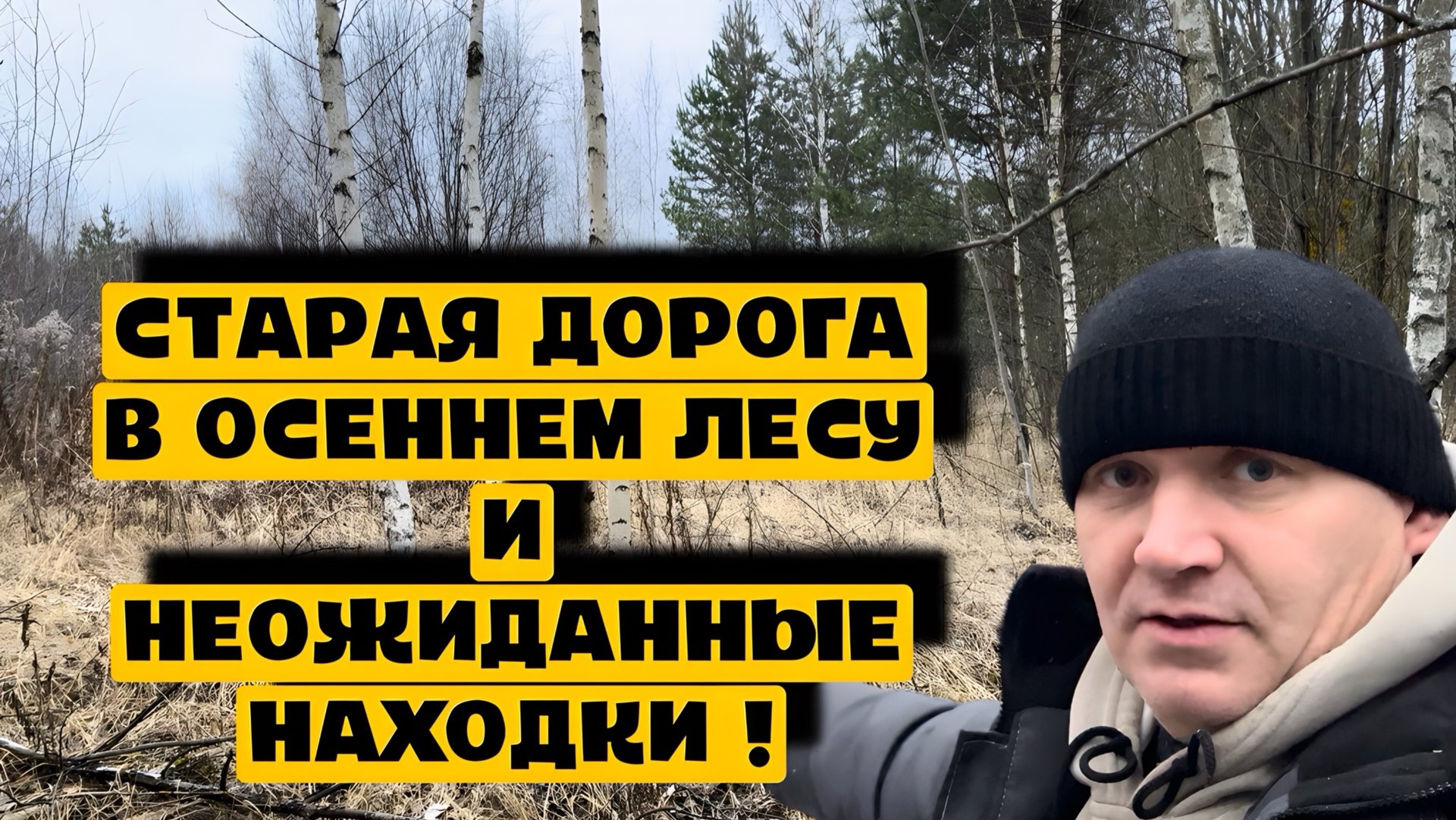 СТАРАЯ ДОРОГА В ОСЕННЕМ ЛЕСУ И НЕОЖИДАННЫЕ НАХОДКИ! смотреть онлайн