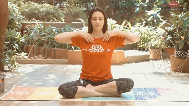 Detailed steps to achieve mindfulness with Clavicular Breathing | The Yoga Institute
