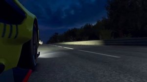 Real racing 3. Ночной заезд по Circuit de la Sarthe.