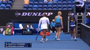 Townsend/Siniakova v Kichenok/Fernandez Highlights | Australian Open 2025 Third Round