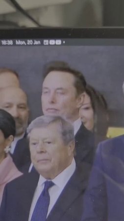 elon tripping balls at the inauguration as he plots the next stages of human assimilation....