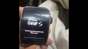 Samsung gear s watch hard reset