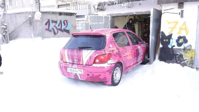 Быстрая покраска пежо из баллона