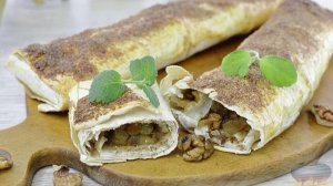 Быстро и всегда вкусно! БЫСТРЫЙ ЯБЛОЧНЫЙ ШТРУДЕЛЬ ИЗ ЛАВАША