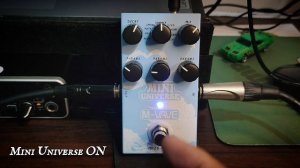 "MINI UNIVERSE" M-VAVE (Reverb Pedal Effects) UNBOX-SOUND TEST