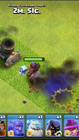 Хог v/s Мортиры #фиолет #фиолетfox #clashofclans #nullsclash #shorts #шортс