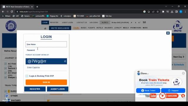 IRCTC se ticket book kaise kare | how to book train ticket in irctc