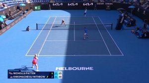 Patten/Nicholls v Withrow/Khromacheva Highlights | Australian Open 2025 Quarterfinal