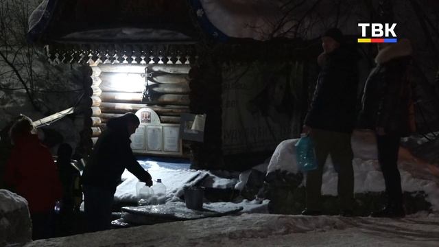 В праздник Крещение Святой источник посетили больше 4 тысяч человек