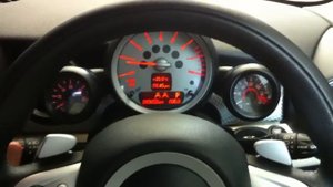 Auxiliary Gauge for Mini Cooper R56