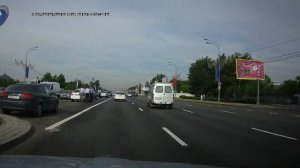 Похоже на рейд ГИБДД на разделе Кутузовского MOV