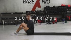 GLUTE BRIDGE 1 LEG/ Ягодичный мост на полу на 1 ноге
