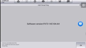 Land Rover 2017 add key Programming fail Autel 508