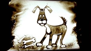 Мастер-класс по песочной анимации Шарик из Простоквашино