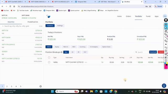 Smart Trade | Investment Rs.4200 Profit Rs.1500 Booking in Nifty Trade Tamil | Trading Tamizha