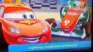Lightning McQueen and Francesco Race,Cars, Disney story Lightning McQueen vs. Francesco,Disney stor