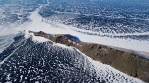 остров Ольхон и малое море на Байкале