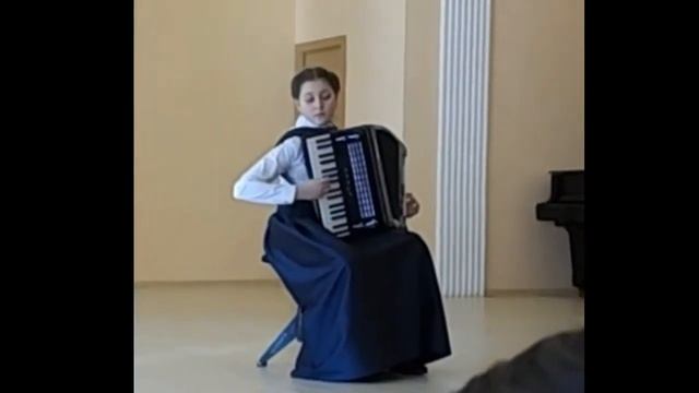 М.Табандис "Вальс-мюзет" Аккордеонистка Алёна Фокина, 13 лет г.Кохма