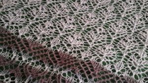 Шаль Северянка из рассказовской пряжи.