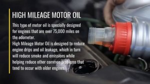 Types of Motor Oil