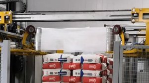 Новая модель автоматического упаковщика паллет