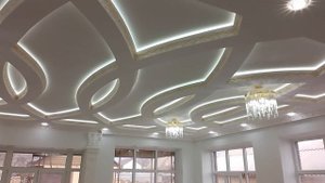 Потолок из гипсокартона с подсветкой