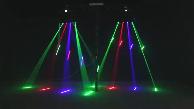 200W RGB Spider Laser Beam Moving Head Stage Lights DMX Disco DJ Bar Party Light смотреть онлайн