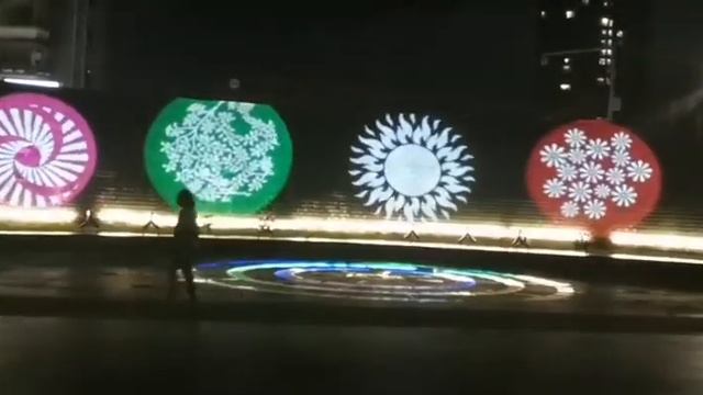 Outdoor Customized LED Dynamic Rotated Gobo Projector Light DMX 100W /150W/200W/300W Waterproof