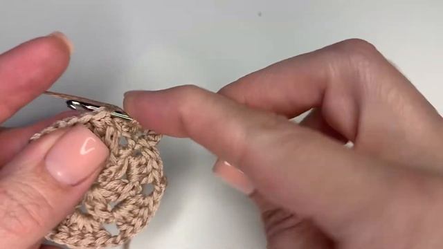 Как связать салфетку