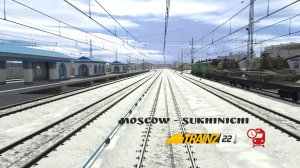 Trainz Railroad Simulator 2022  Погрузка военной техники на ст.Нара