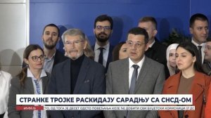 Странке Тројке раскидају сарадњу са СНСД-ом