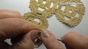 Just Beautifully crochet motif for tablecloth Просто  Красиво вязать крючком мотив для скатерти