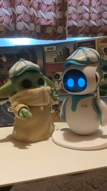 Blue Eilik Meets Grogu #shorts #eilik #funny #eilikrobot  #robot  #funnyshorts #grogu #babyyoda смотреть онлайн