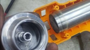 Заправка нейлера воздухом. INGCO CBNLI 2016