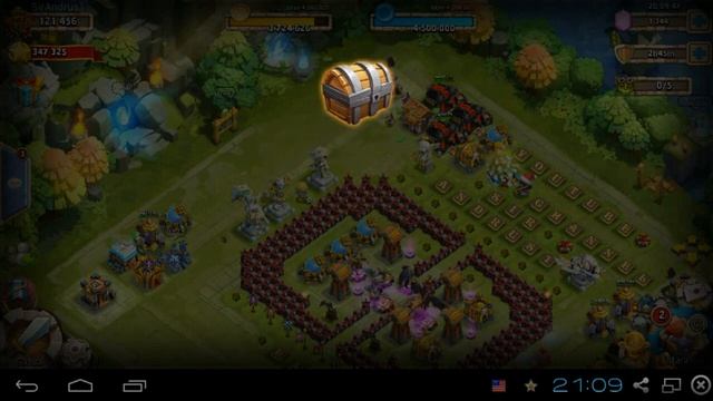 Битва Замков, Открываем 122 фиолетовых мешка с рунами, коробки с Хаоса II и другие вкусняшки смотреть онлайн