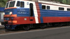 ВЛ10-127 в Туапсе RailWorks (TS-2016)