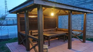 Как построить беседку за 4 минуты, с хвостиком))