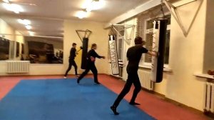 Тренировка на мешке