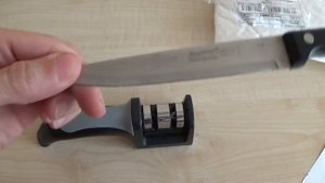 Точилка для ножей, распаковка и тест (knife sharpener)