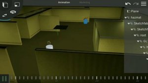 Realistic Backrooms made in Prisma 3D 2.0.5