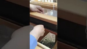 Заправка ткацкого станка на саржу-ромбик на 4 ремизы.