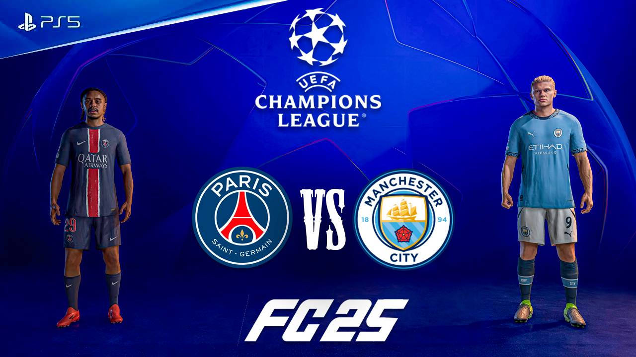 FC 25 - Псж vs Ман Сити Лига Чемпионов 7 Тура 24\25 4К [PS5 Pro] Полный Матча смотреть онлайн