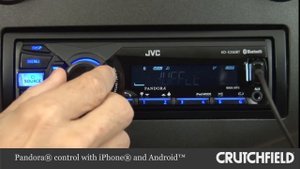 JVC KD-X250BT Car Digital Media Receiver Display and Controls Demo | Crutchfield Video