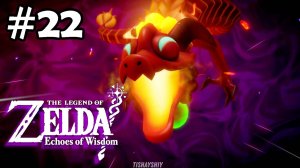 22 - Элдинский храм. Разрыв на вулкане 3/3. The Legend of Zelda Echoes of Wisdom. Eldin Temple