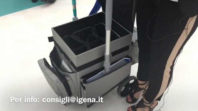 Carrello per le pulizie per piccoli spazi - Pulizie hotel e b&b - H-Cube TTS смотреть онлайн