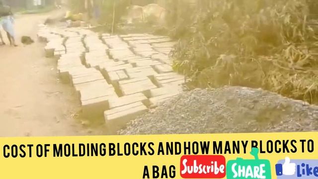 COST OF MOLDING 1BAG OF CEMENT TO 38 -40 BLOCKS смотреть онлайн