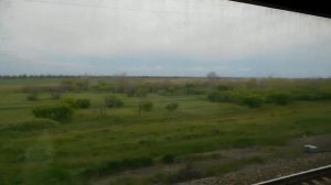 Волгоградская область ч.3/Котельниково/ Россия из окна поезда/ Поезд 129 Красноярск-Анапа/4 мая 202