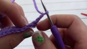 Столбики с Накидом Поворотными Рядами [Идеально Ровный Край Крючком] Вязание крючком